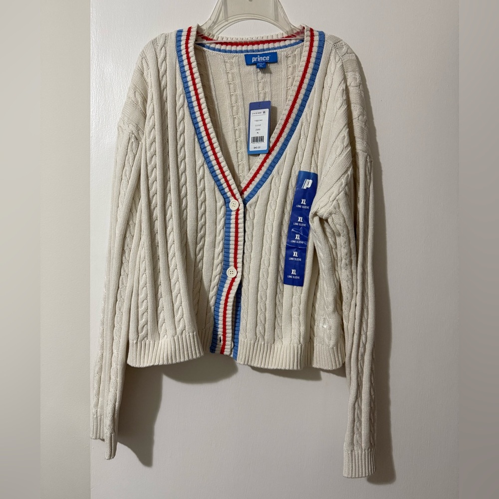 Prince Pickleball Cardigan NWT